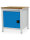 Bedrunka + Hirth Kastenwerkbank Breite 810 mm, R24-24, 1 x Schublade, 1 x Flügeltüre, RAL 7035 / RAL 5012, 859 x 810 x 750 mm (HxBxT)