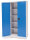 Bedrunka + Hirth Flügeltürenschrank, Tiefe 500 mm, 4 x höhenverstellbare Fachböden, RAL 7035 / RAL 5012, 1950 x 920 x 500 mm (HxBxT)