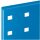 ®RasterPlan Lochplatte B 2000 mm x H 450 mm RAL 5015 - Himmelblau Universell kombinier- und einsetzbar. Kompatibel mit ®RasterPlan Schlitzplatten.
