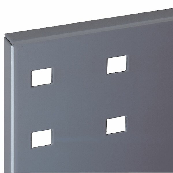 ®RasterPlan Lochplatte B 1500 mm x H 450 mm RAL 7015 - Schiefergrau Universell kombinier- und einsetzbar. Kompatibel mit ®RasterPlan Schlitzplatten.