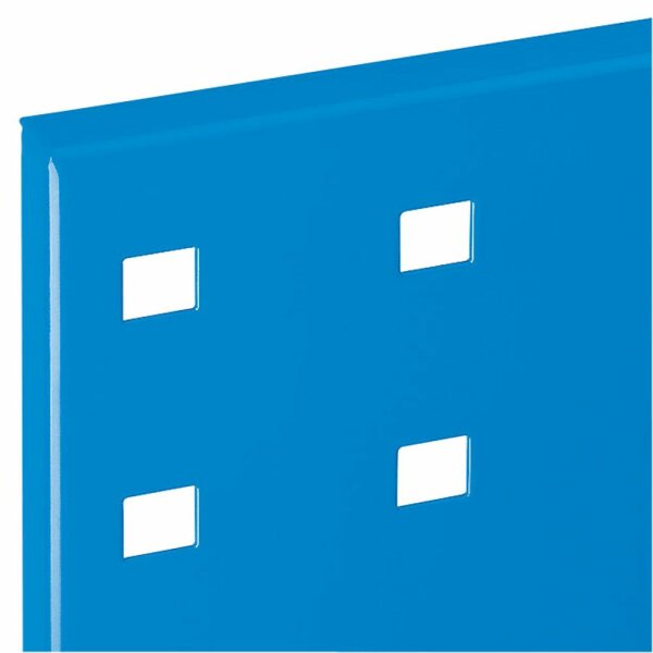 ®RasterPlan Lochplatte B 500 mm x H 450 mm RAL 5012 - Lichtblau Universell kombinier- und einsetzbar. Kompatibel mit ®RasterPlan Schlitzplatten.