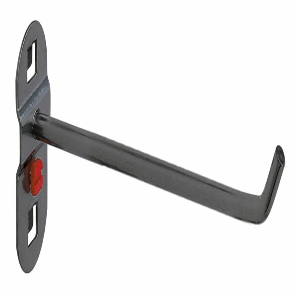 ®RasterPlan Werkzeughalter schräges Hakenende Länge 200 mm Anthrazitgrau