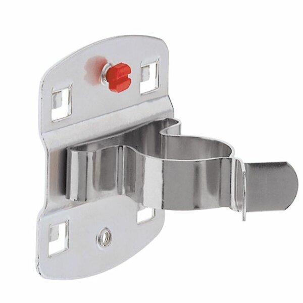 ®RasterPlan Werkzeugklemme einfach große Grundplatte Durchmesser 28 mm Alufarben
