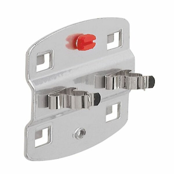 ®RasterPlan Doppelte Werkzeugklemme Durchmesser 10 mm Alufarben