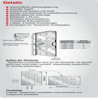 ®RasterPlan Werkzeughalter 3-fach Länge 150 mm x Breite 45 mm Alufarben