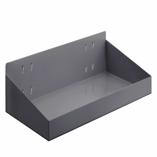 ®RasterPlan Stahlboden mit Abrollband Breite 490 mm x Tiefe 243 mm x Höhe 77 mm Anthrazitgrau