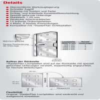 ®RasterPlan Ablagebox klein Breite 250 mm x Tiefe 80 mm x Höhe 35 mm Alufarben