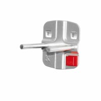 ®RasterPlan/ABAX® Doppelter Werkzeughalter gerader Dorn  Länge 50 mm Alufarben