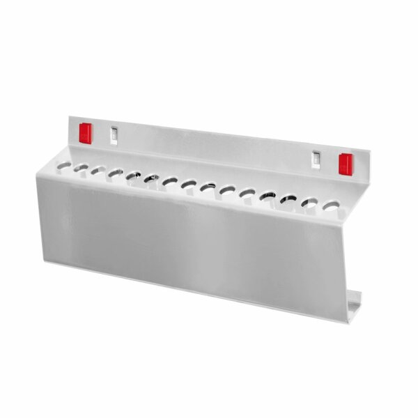 ®RasterPlan/ABAX® Werkzeughalter für MK-2 15 x Durchmesser 17 mm Alufarben