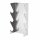 ®RasterPlan/ABAX® Rohrhalter 3-fach Breite 150 mm x Tiefe 85 mm x Höhe 400 mm Alufarben