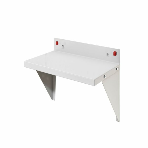 ®RasterPlan/ABAX® Stahlboden / Ablage Breite 435 mm x Tiefe 250 mm RAL 7035 - Lichtgrau