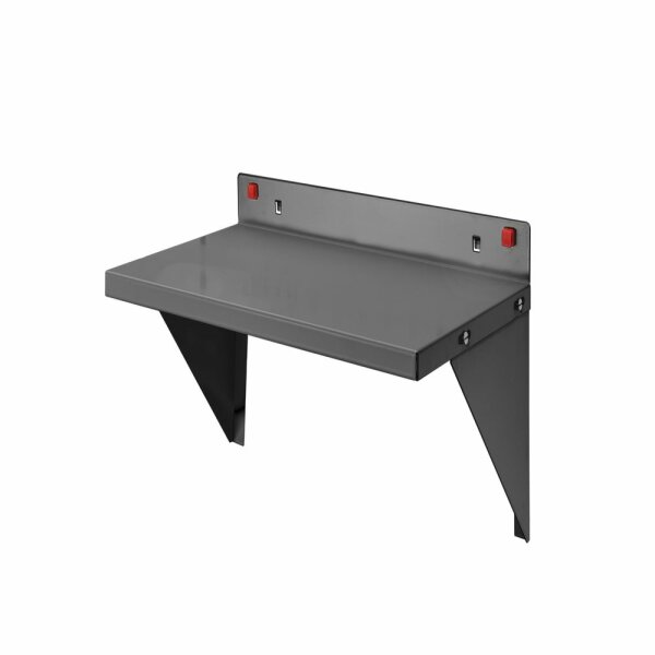 ®RasterPlan/ABAX® Stahlboden / Ablage Breite 435 mm x Tiefe 250 mm Anthrazitgrau