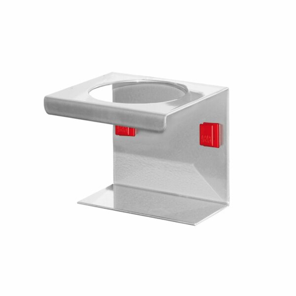 ®RasterPlan/ABAX® Dosenhalter 1-fach Durchmesser 70 mm Alufarben