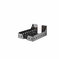 ®RasterPlan/ABAX® Dokumentenablage Breite 225 mm x Tiefe 310 mm x Höhe 85 mm Anthrazitgrau