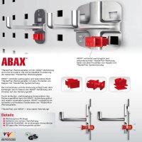 ®RasterPlan / ABAX Werkzeughalter-Sortiment 28-teilig...