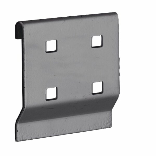 ®RasterPlan Adapter für Lochplatten-Werkzeughalter an Schlitzplatte anthrazitgrau.