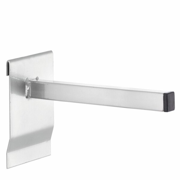 ®RasterPlan Universalhalter vierkant 200 mm alufarben.
