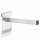®RasterPlan Universalhalter vierkant 200 mm alufarben.