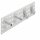 ®RasterPlan Wandschiene Schlitzplatte Set 9 L 920 mm x H 140 mm RAL 7035. 2 x Universalhalter 2 x Dornträger.