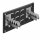 ®RasterPlan Wandschiene Schlitzplatte Set 6 L 460 mm x H 140 mm RAL 7016. 2 x Wellenträger.