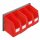 ®RasterPlan Wandschiene Schlitzplatte Set 4 L 460 mm x H 100 mm RAL 7016. 4 x Lagersichtkästen Größe 7.
