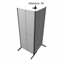 Mittelstütze 90°  anthrazitgrau.