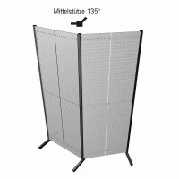 Mittelstütze 135° anthrazitgrau.