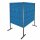 ®RasterPlan Trennwand Doppelfeld 90° L1500 / 2000 mm H1500 mm RAL 5010. Mit 7 ®RasterPlan Lochplatten.