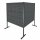 ®RasterPlan Trennwand Doppelfeld 90° 2000 / 2000 mm H1500 mm RAL 7016. Mit 4 ®RasterPlan Lochplatten 4 ®RasterPlan Schlitzplatten.