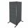 ®RasterPlan Trennwand Doppelfeld 90° 1000 / 1000 mm H2000 mm RAL 7016. Mit 2 ®RasterPlan Lochplatten 2 ®RasterPlan Schlitzplatten.