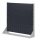 ®RasterPlan Stellwand Gr.4 einseitig H1450 x B1000 x T240 mm RAL 7035/7016.  2 Lochplatten 2 Schlitzplatten.
