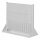 ®RasterPlan Stellwand Gr.3 doppelseitig H1100 x B1000 x T430 mm RAL 7035.  4 Lochplatten 2 Schlitzplatten.
