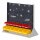 ®RasterPlan Stellwand Gr.3 doppelseitig H1100 x B1000 x T430 mm 7035/7016.  1 x Werkzeughaltersortiment 15-teilig 8 x Lagersichtkästen Größe 7 6 x Lagersichtkästen Größe 6.