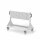 RasterMobil Gr. 2 RAL 7035 H890 x B1000 x T500 mm. 2 Lochplatten.