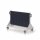 RasterMobil Gr. 2 RAL 7016 H890 x B1000 x T500 mm. 4 Lochplatten.
