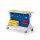 RasterMobil Gr. 2 RAL 7035/5010 H 930 x B 1000 x T 500 mm. 1 x Auflageboden aus Stahlblech inkl. Riffelgummimatte 1 x Werkzeughaltersort. 10-teilig 8 x Lagersichtkästen Größe 7 4 x Lagersichtkästen Größe 8.