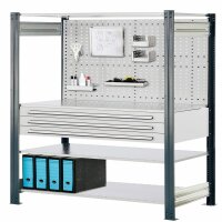 ®RasterPlan Steckregal Grundfeld RAL 7016 Modell 3...