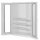 ®RasterPlan Werkzeugschrank Mod 6 500 H1950 x B1000 x T500 mm RAL 7035. Sichtfenstertüren 3 Fachböden.