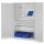 ®RasterPlan Schubladenschrank Modell 12 RAL 7035. Türinnenseite: Lochplatten 1950 x 1000 x 600 mm 3 Schubladen H 100 mm 2 Fachböden verzinkt.