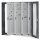 ®RasterPlan Vertikalschrank Modell 83 1950 x 1000 x 600 mm RAL 7035/7016. Sichtfenstertür 4 Auszüge Lochplatten.