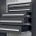 Schublade RAL 7016 H175 mm Breite 1000 mm Vollauszug.