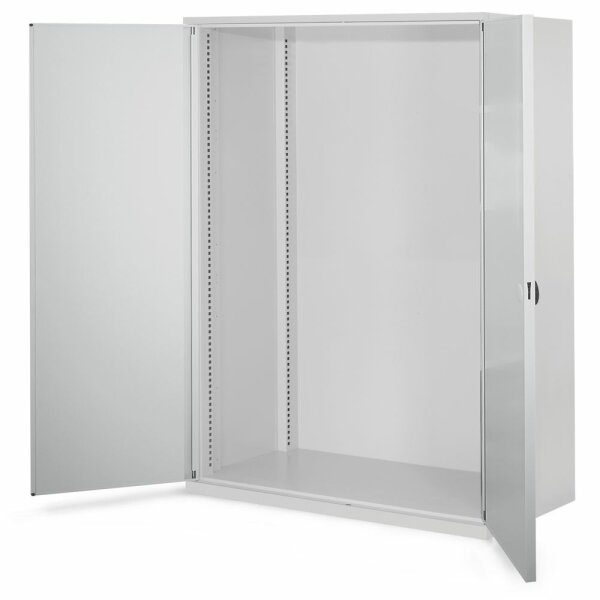 Schwerlastschrank Leergehäuse/Mod 40 1950 x 1000 x 600 mm RAL 7035. Ohne Mitteltrennwand Doppelwandtüren.