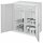 Schwerlast-Beistellschrank Modell 76 1110 x 1000 x 600 mm RAL 7035. Mit Mitteltrennwand Vollblechtüren 1 Fachboden links 1 Fachboden rechts 2 Schubladen H 175 mm.