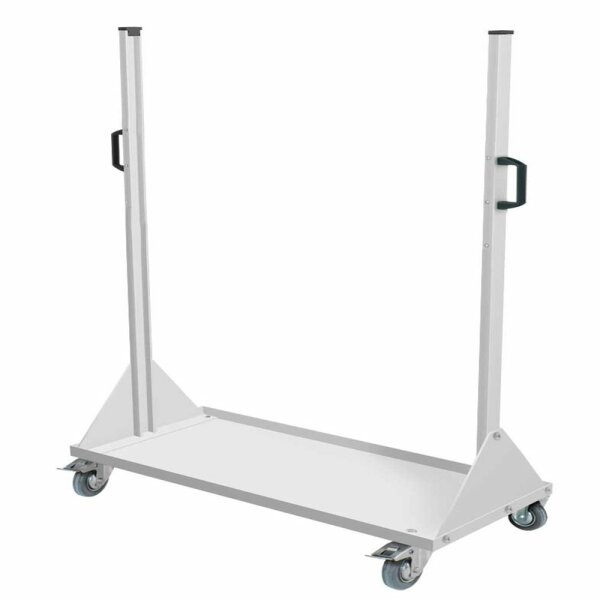 RasterMobil Fahrmodul ohne Platten Gr. 4 H1580 x B1000 x T500 mm. RAL 7035.
