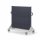 RasterMobil Gr. 4 RAL 7035/7016 H1580 x B1000 x T500 mm. 6 Lochplatten 2 Schlitzplatten.