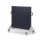 RasterMobil Gr. 4 RAL 7035/7016 H1580 x B1000 x T500 mm. 4 Lochplatten 4 Schlitzplatten.