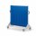 RasterMobil Gr. 4 RAL 7035/5010 H1580 x B1000 x T500 mm. 2 Lochplatten 6 Schlitzplatten.