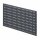 ®RasterPlan Modullochplatte RAL 7016 H 343 x B 1000 mm.
