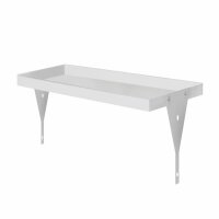 Auflageboden RAL 7035 995 x 500 x 30 mm.