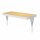 Auflageboden RAL 7035 995 x 500 x 30 mm mit Multiplex-Werkbankplatte.